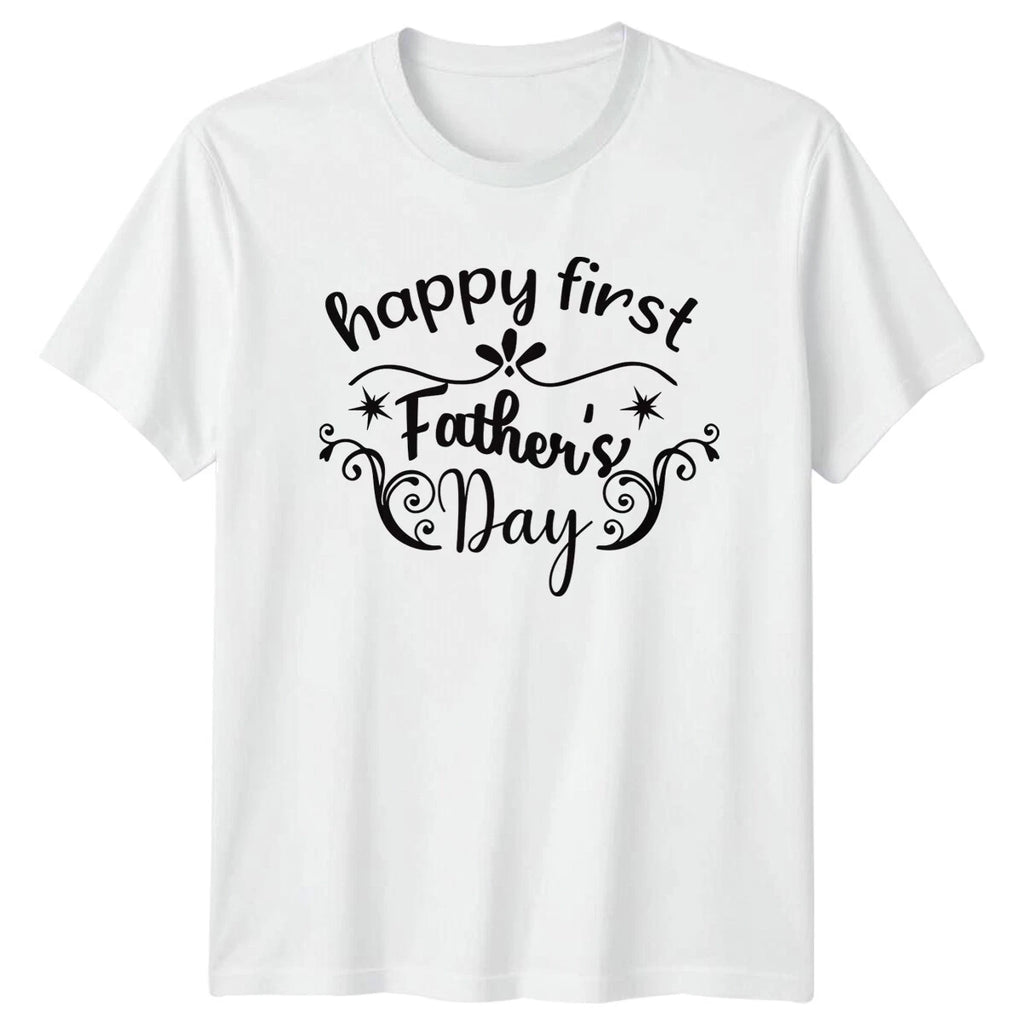 Happy First Father's Day T-Shirt, Cute Dad Tee