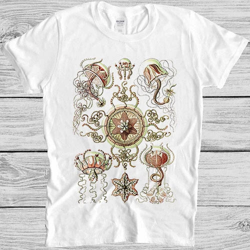 Trachomedusae Basimycete Ernst Haeckel Music Fashion Top Gift Tee T Shirt M948