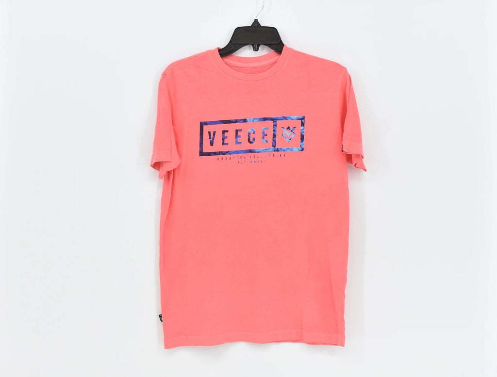 Mens Veece Creative Collective Graphic T-shirt, Pink, Small