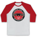 HEATHERS WESTERBURG HIGH SCHOOL ROTTWEILERS LOGO FILM 3/4 SLEEVE BASEBALL TEE