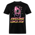 Cute Kawaii Anime Lovers Birthday Gift shirt Awesome since 2011 T-Shirt S-6XL