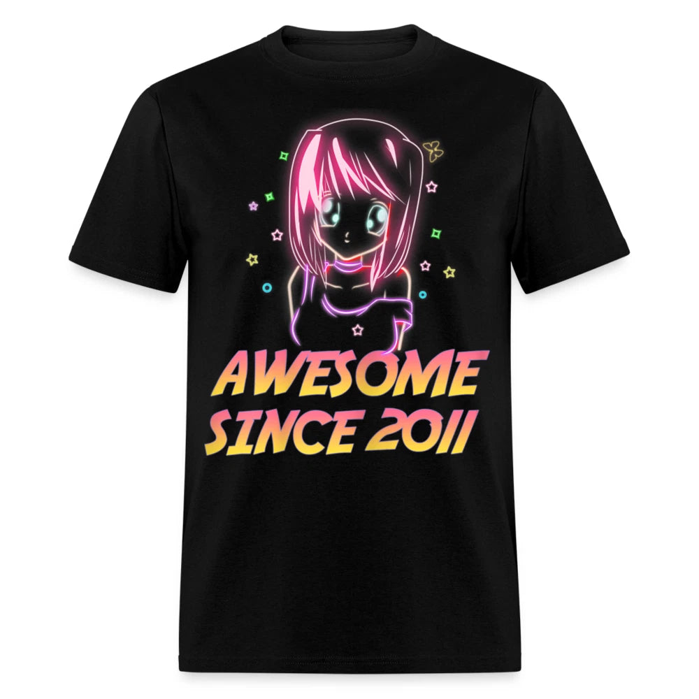 Cute Kawaii Anime Lovers Birthday Gift shirt Awesome since 2011 T-Shirt S-6XL