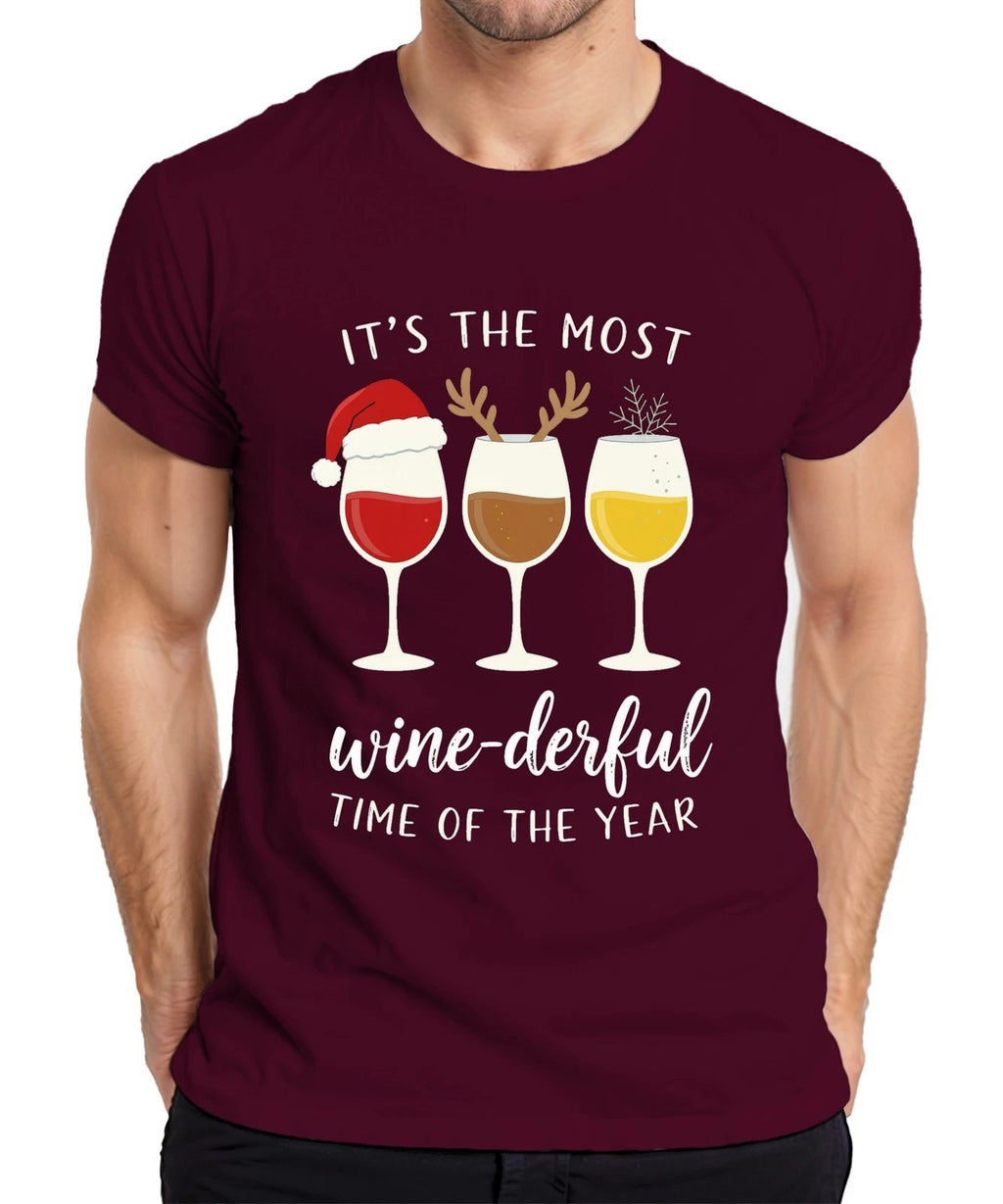 It's the Most wine-derful Time of the Year Wine Lovers Gift Men's T-Shirt