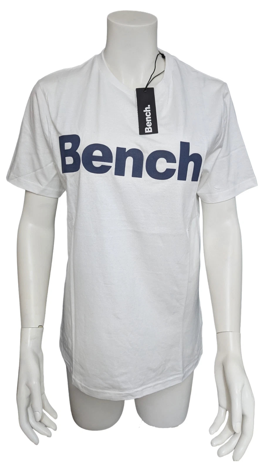 Bench “Worsley” White Logo T-Shirt – BNWT – Small & Medium
