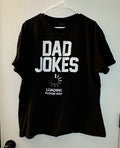 Dad Jokes Loading black & white short sleeve casual tee shirt men’s 2x