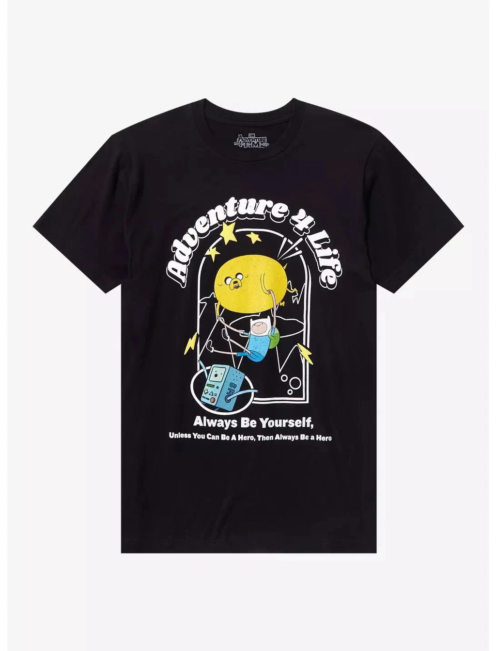 Adventure Time Mens Finn & Jake Adventure 4 Life Funny Cartoon Shirt New XS-3XL