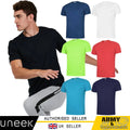 Uneek Mens Ultra Cool T-Shirt Breathable Sports Wicking Tee Causal Wear Tops