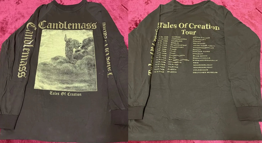 Candlemass Tales Of Creation Tour Long Sleeve S to 5XL 2F1439