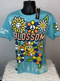 CONTENDER MENS STREETWEAR BLOSSOM PUFF PRINT POP ART GRAPHIC T-SHIRT 2XL NWT $50