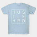 Trendy Hustle Hard Trendy Box Letter Graphic Logo T-Shirt Made in Australia Size