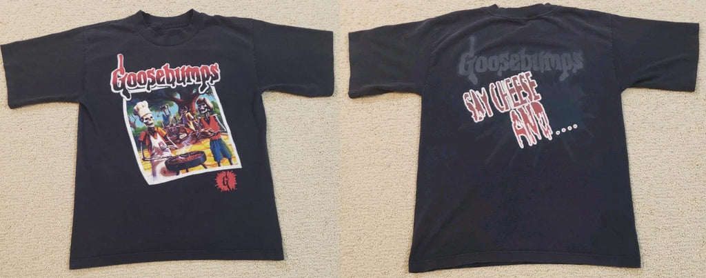 Goosebumps Say Cheese And Die T-Shirt Vintage Rare Horror Graphic Tee S-5XL