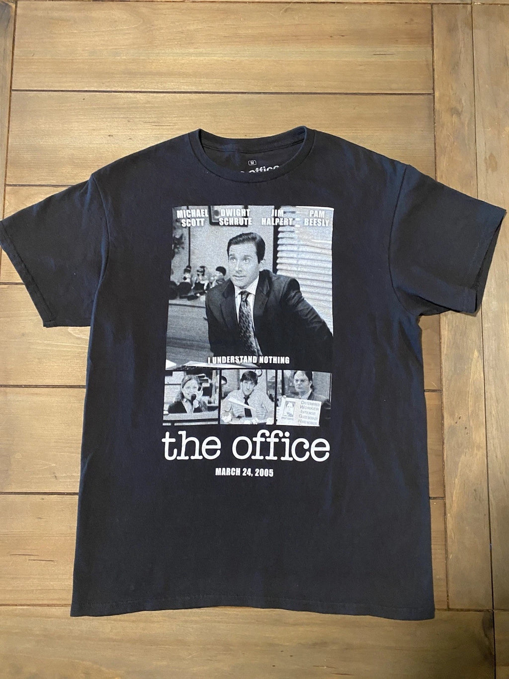 The Office Premier Day T Shirt  March 24 2005 Black Size Medium Swag TV Merch