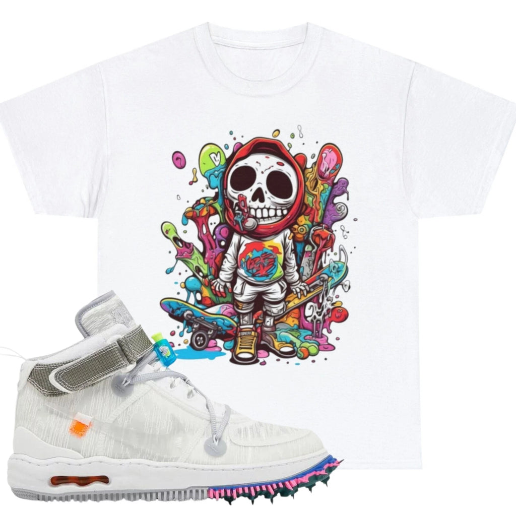 Shirt To Match Mid White Unisex Tee Psychedelic Shirt Gift For Him