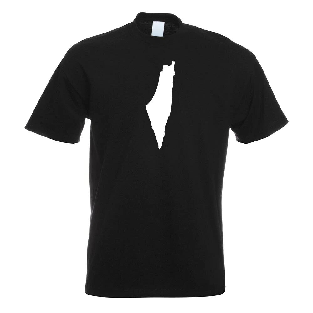 Palestine outline outline T-shirt motif printed fun shirt design print