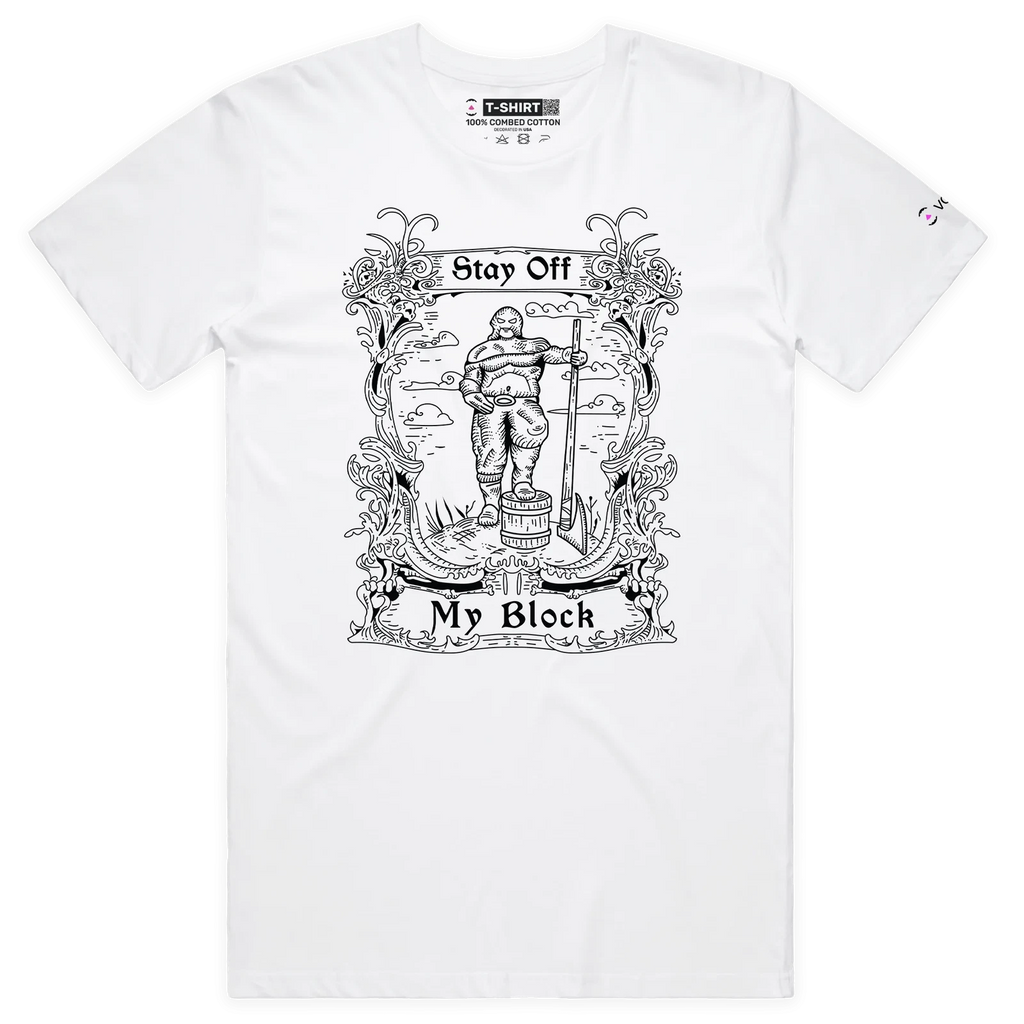 VOICEART Executioners Block Funny T-Shirt with Premium Dark Humor Graphic Design