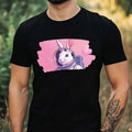 Mens Rabbit Astronaut Print Cotton T-Shirt Size XS to 5XL