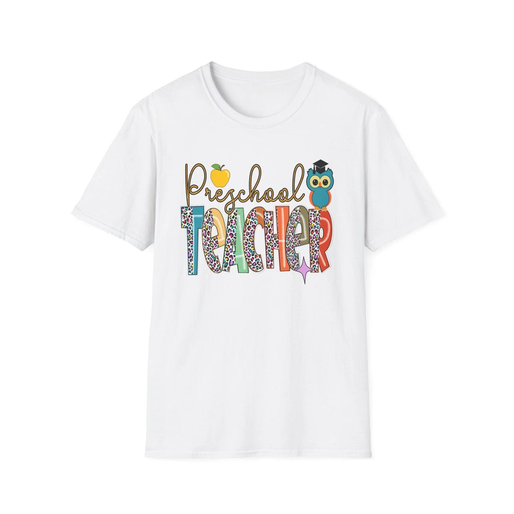 Preschool Teacher T-Shirt Soft Style Cute Gift for Teacher Appreciation