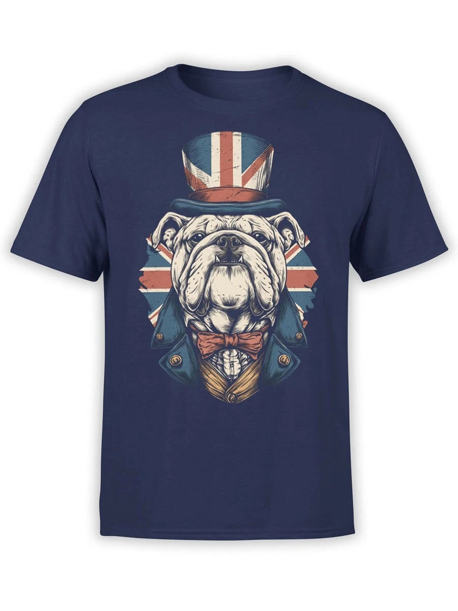 FANTUCCI Sir Bulldog T-Shirt | British Gentleman Dog Tee | Unisex