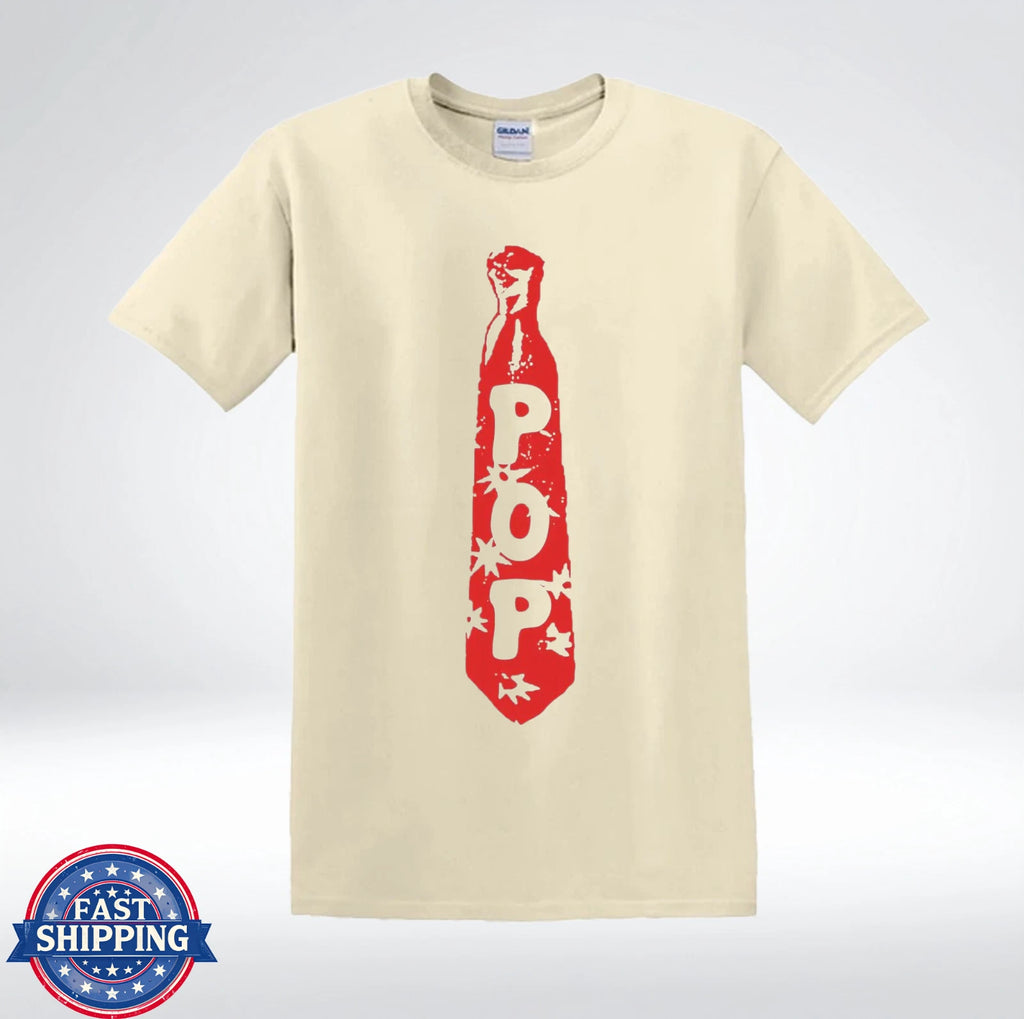 POP Soda Bottle Shirt Retro Pop Art Graphic Vintage Style T-Shirt