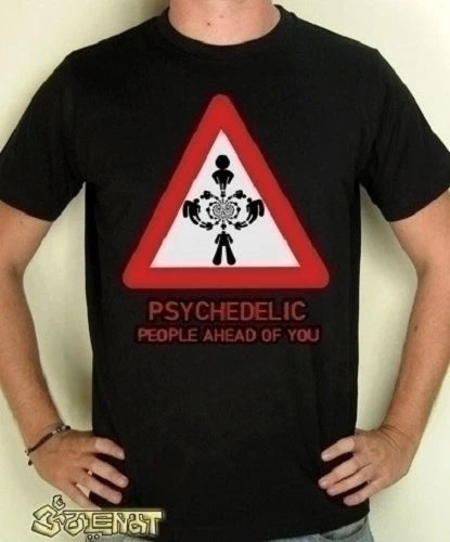 Psy People Men's Cotton Tshirt Festival Funny Shirt Psychedelic Goa Rave Trip