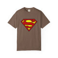 Superman tshirt with classic vintage Superman logo, Comic Book Tee, Superhero