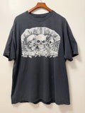 187 Inc SPEAK NO EVIL Skulls Black T Shirt Men’s 2XL Tee One Eight Seven Y2K