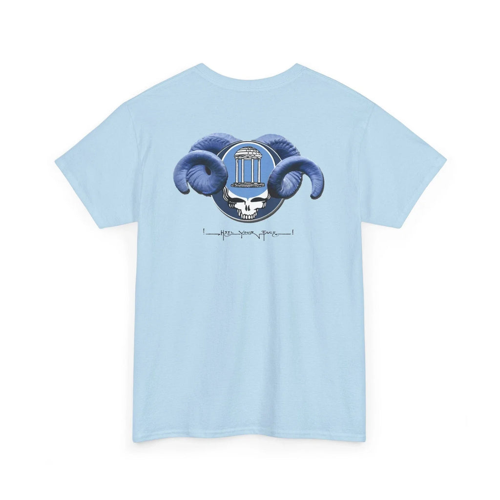 Grateful Dead Stealie Heel Your Face UNC Chapel Hill Tarheels Heavy Cotton Shirt