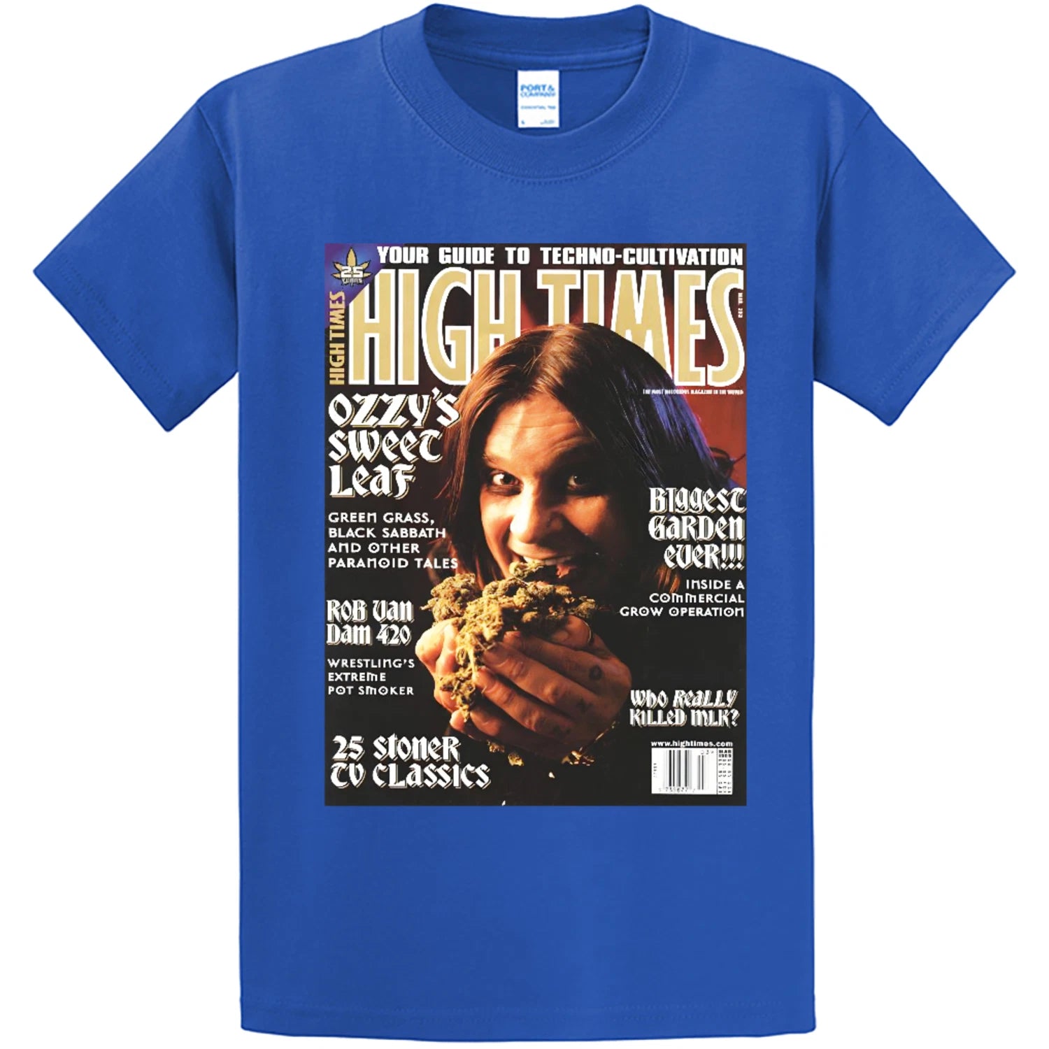 NEW Art Society POP CULTURE MAGAZINE VOL. 1 ROYAL BLUE Tee Shirt S-4XL MADE USA