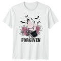 Forgiven Womens T-Shirt Gothic Spiritual Alternative Fashion Birthday