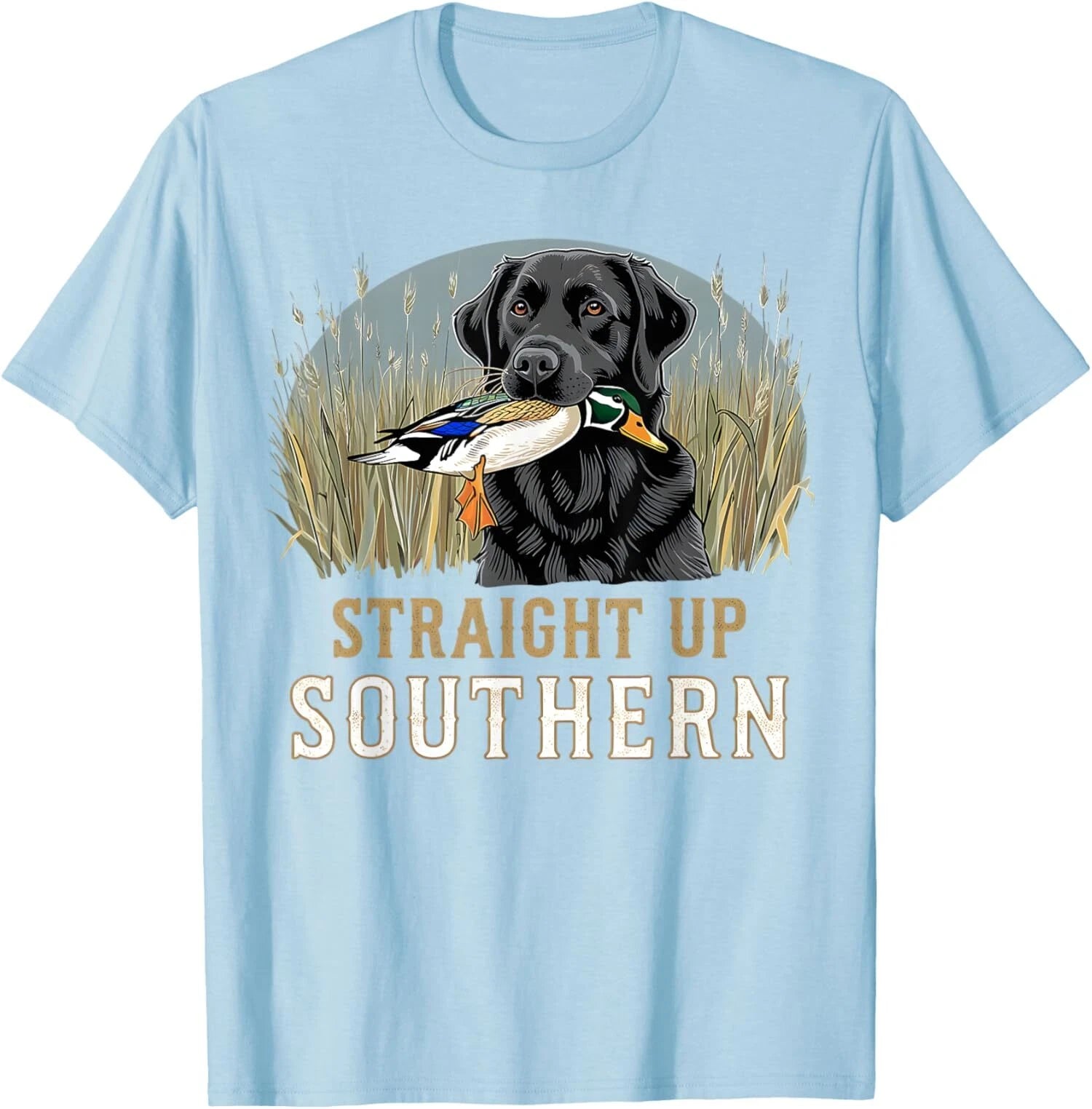 Straight Up Dog Southern Duck Cool Friends Present T-Shirt