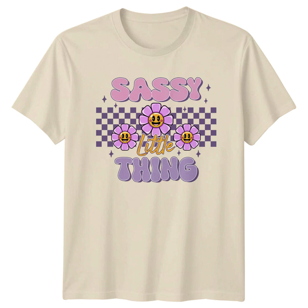 Sassy Little Thing Flower Power Aesthetic Nature T-Shirt