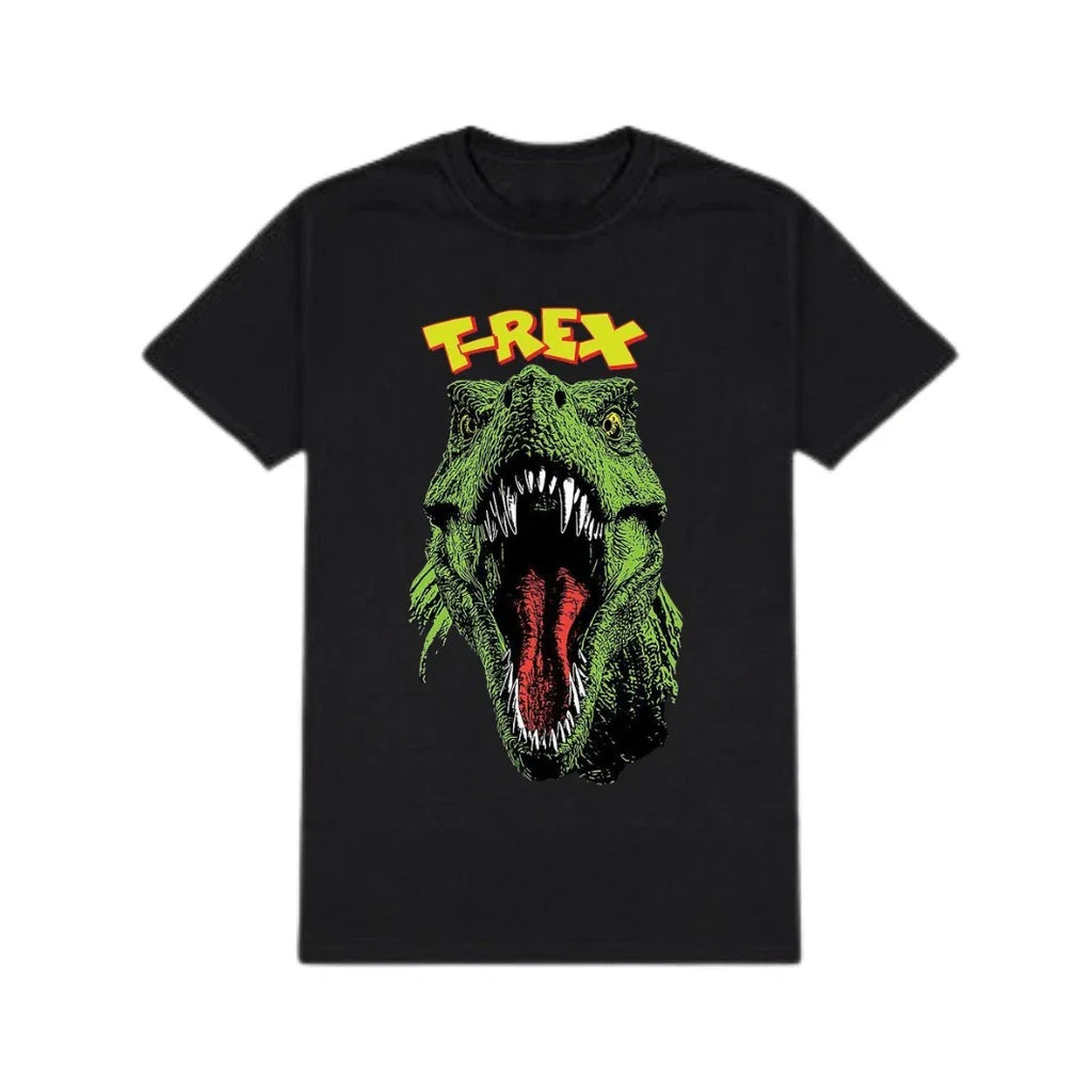 Primal T-Rex Graphic T-Shirt Vintage Dinosaur Streetwear Tee Retro Monster Top