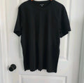 Mott & Bow T-Shirt Mens XL Black Classic Crew Driggs Capsule Minimalist Staple