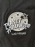VINTAGE Planet Hollywood LAS VEGAS Black T Mens Size Med 90s NEW Old Stock NWT