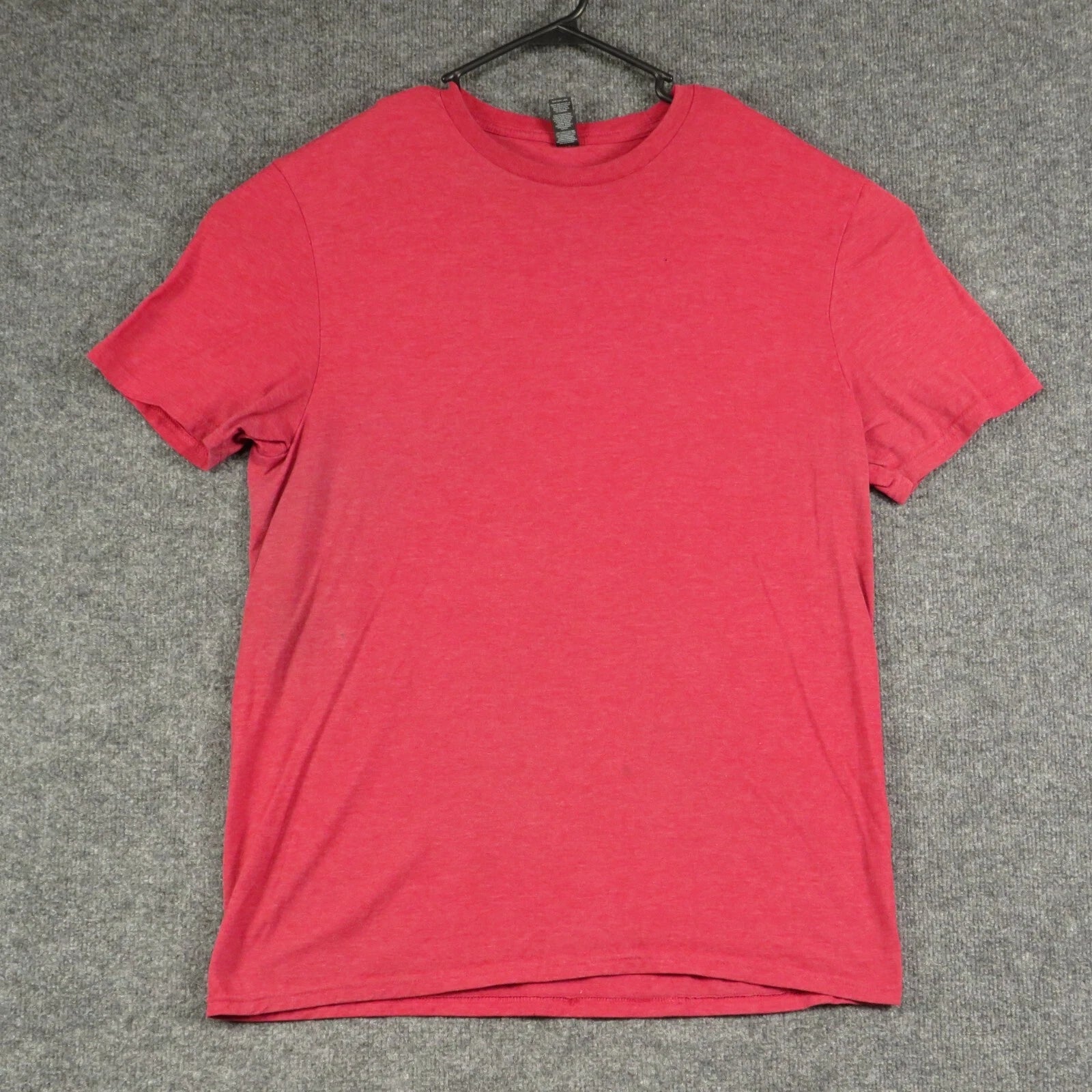 District Shirt Mens Extra Large Red Short Sleeve Crew Neck Pullover T Shirt