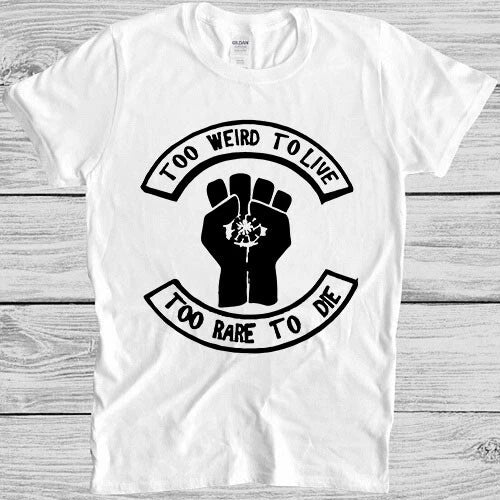 Hunter Thompson Gonzo Life Too Weird To Live Northern Soul Gift T Shirt M1202