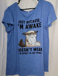 Blue Sarcastic Shirt Size Xl