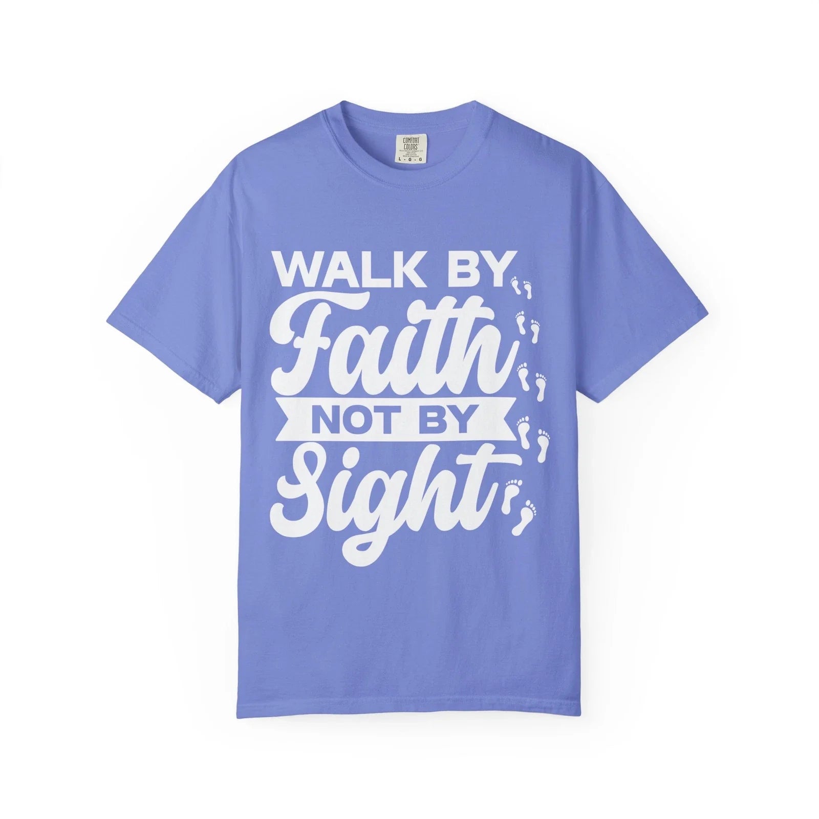 Motivational Unisex Tee, Walk by Faith Not by Sight, Inspirational Tshirt,