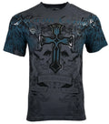 XTREME COUTURE by AFFLICTION Men's T-Shirt CARNIVORE Skulls Cross Biker S-5XL