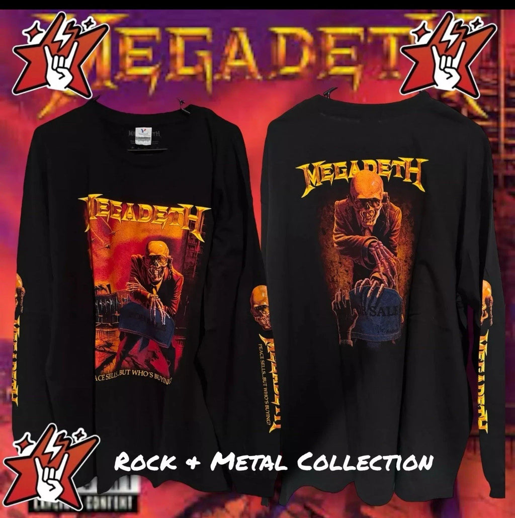 Megadeth - Peace Sells... but Who's Buying? T-Shirt. New Short & Long Sleeve