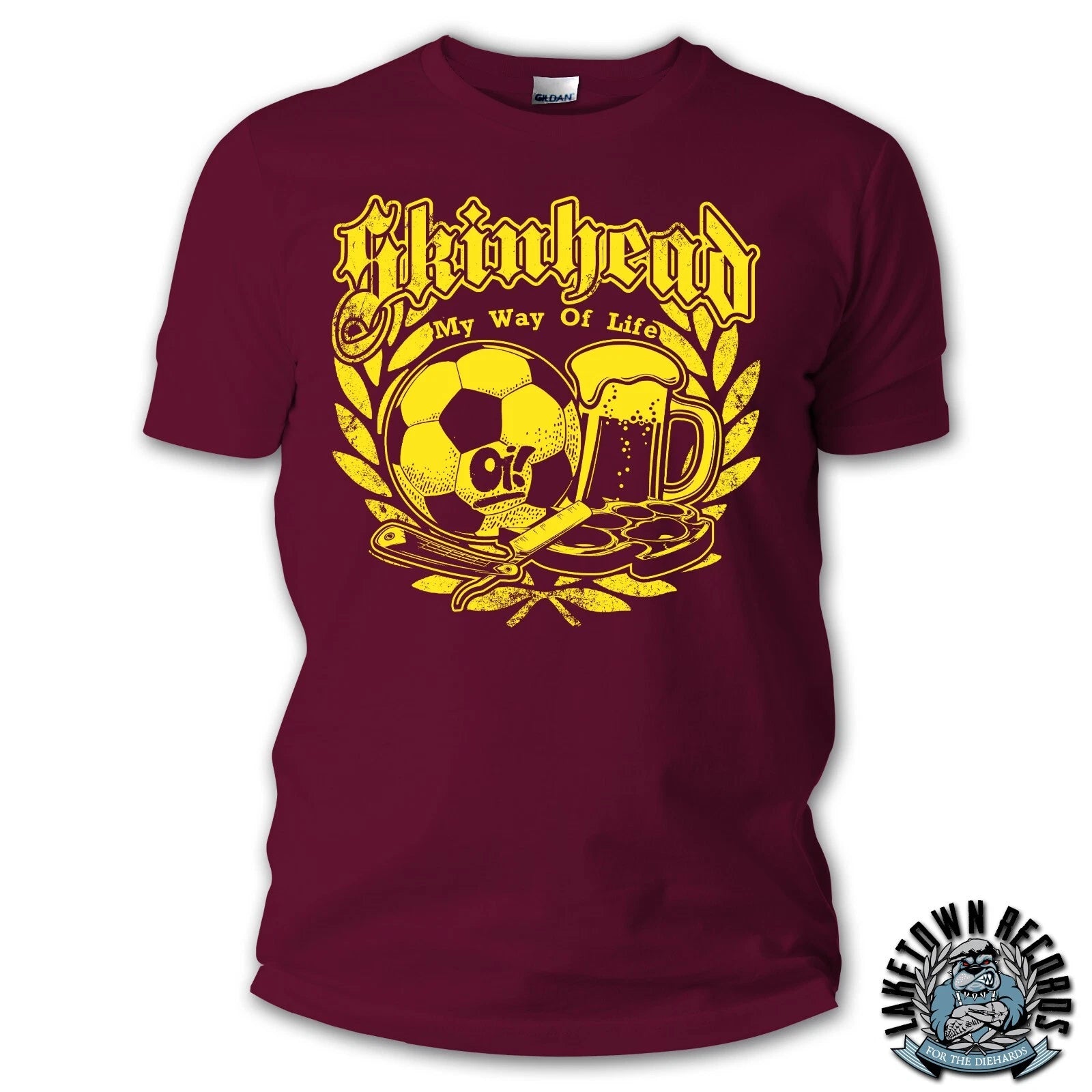 SKINHEAD MY WAY OF LIFE T-Shirt S-3XL Oi! Punk Skinhead Working Class Skins