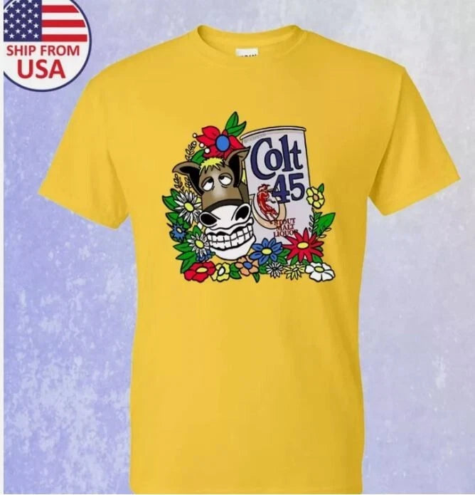 Colt 45 Donkey Jeff Spicoli Men_s DAISY T-shirt Size S-5XL