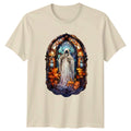 Stained Glass Ghost T-Shirt Halloween Gift For Him And Her