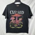 Teen Hearts Cursed Mushroom Men's Large T-Shirt Psychedelic LSD Distressed Tee