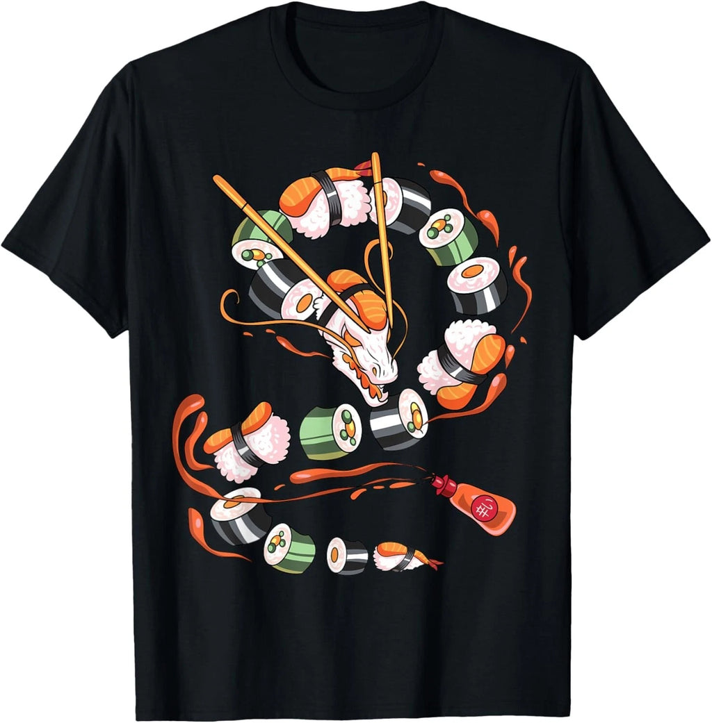 Sushi Dragon Roll Japanese Food Kawaii Dragon Anime Sushi Gift Unisex T-Shirt