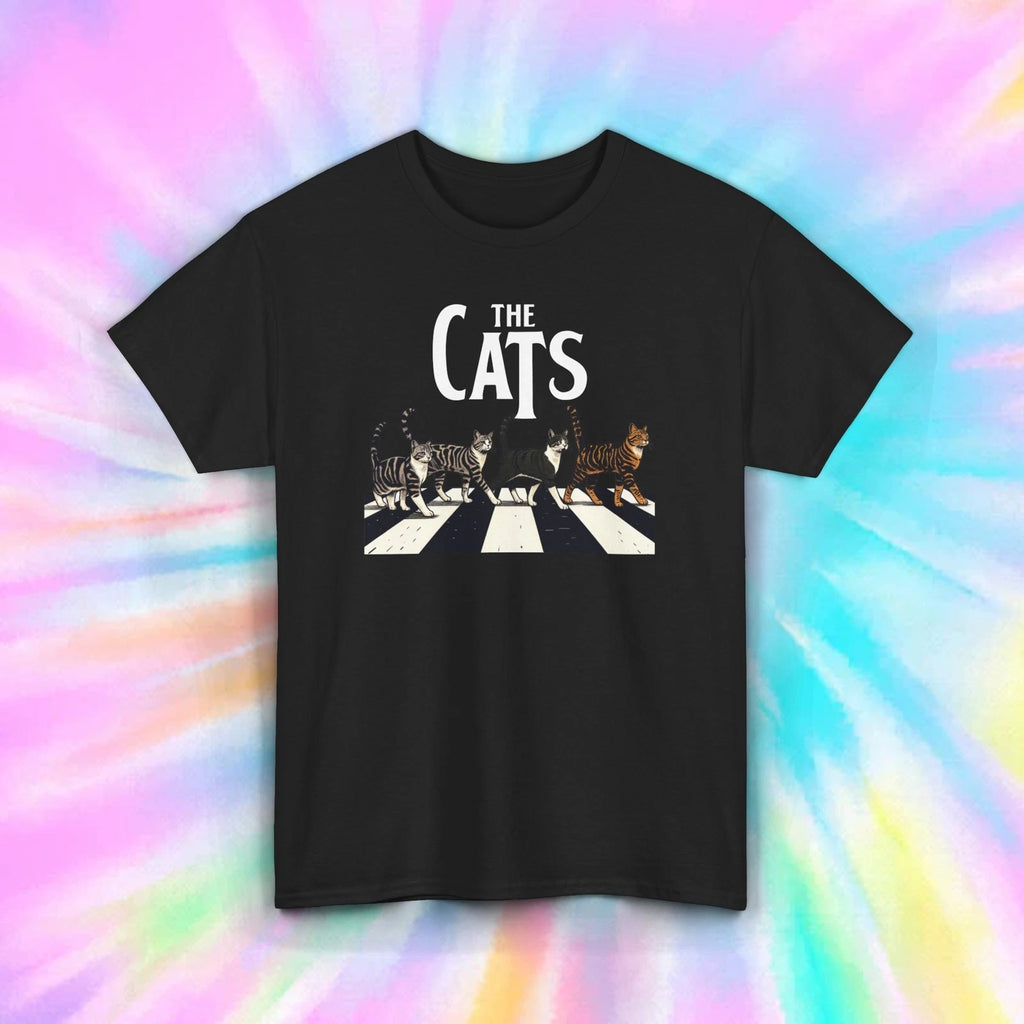 The Cats T-Shirt | Funny Beatles Abbey Road Parody Tee | Cat Lover Gift | S-5XL