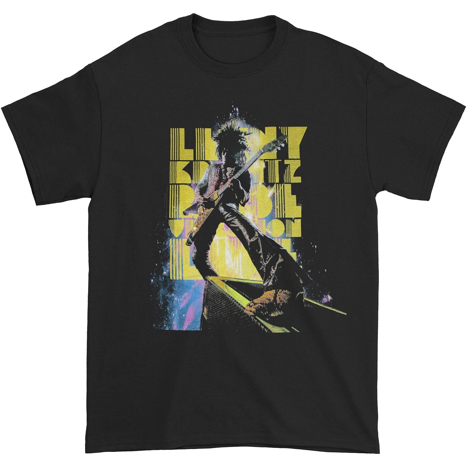 Men's Lenny Kravitz Raise Vibration Tour 2018 Munich - Colmar Slim Fit T-shirt