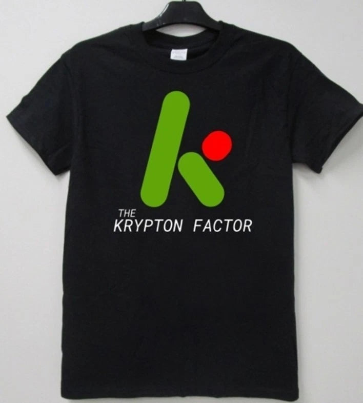 The Krypton Factor T Shirt 80's TV Game Show Blockbusters It's A Knockout GT398