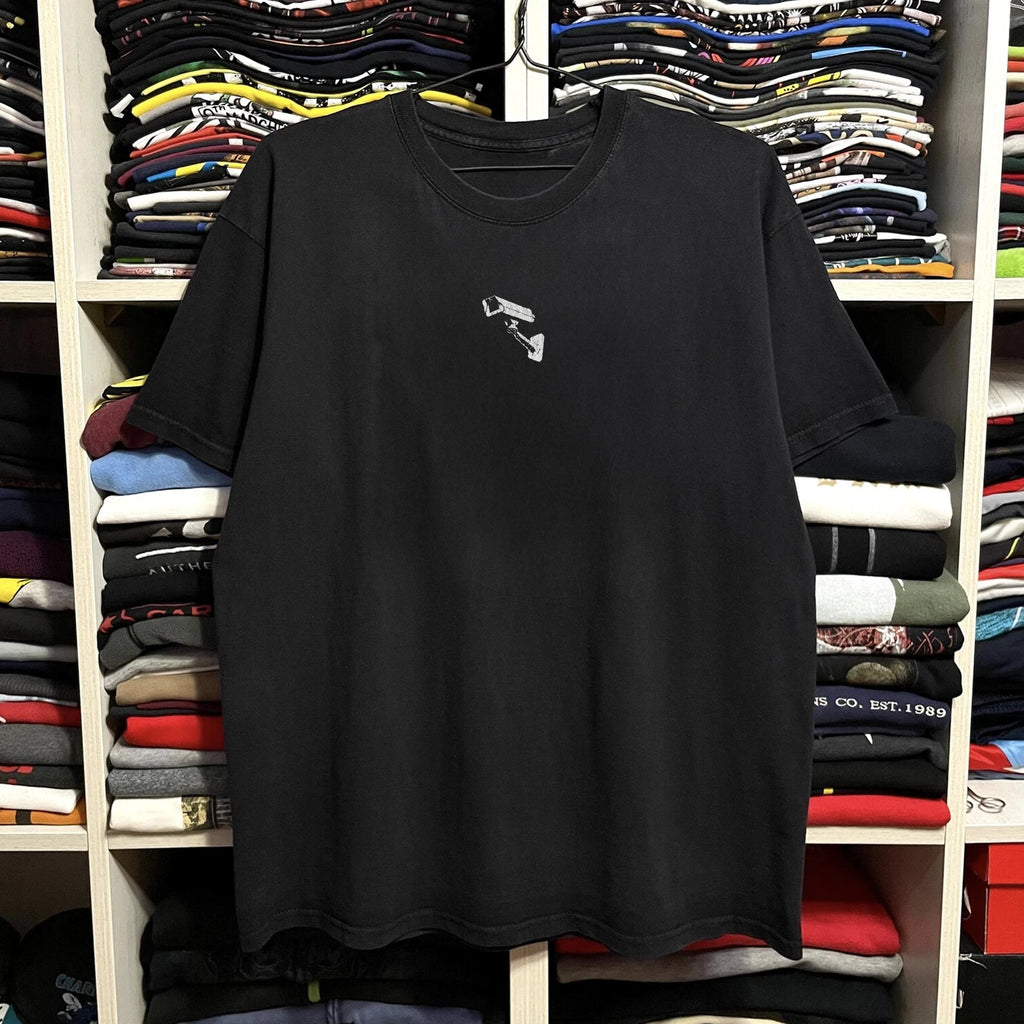 Y2k Rockstar Games Manhunt Washed T-Shirt Black L