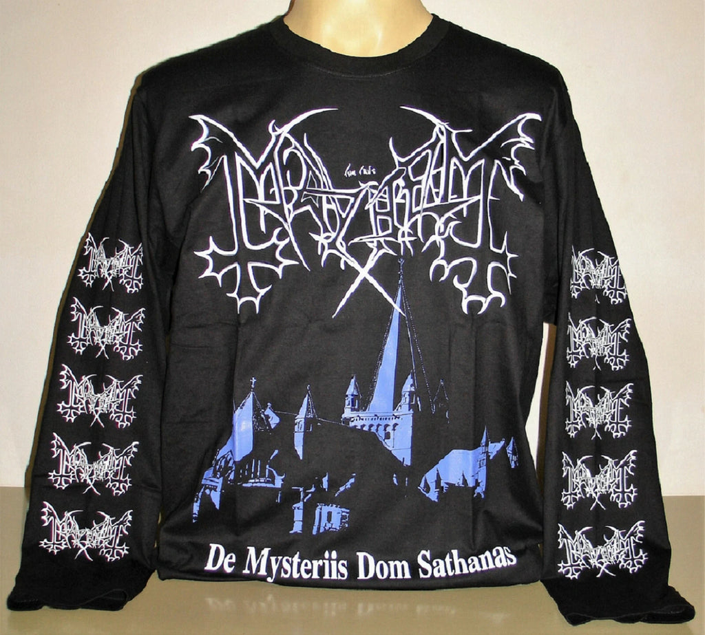 Mayhem De Mysteriis Dom Sathanas Long Sleeve T-Shirt Size S M L XL 2XL 3XL Black